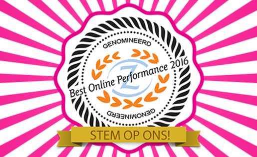 Nominatie Best Online Performance Award 2016