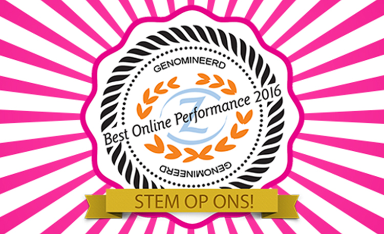 Nominatie Best Online Performance Award 2016