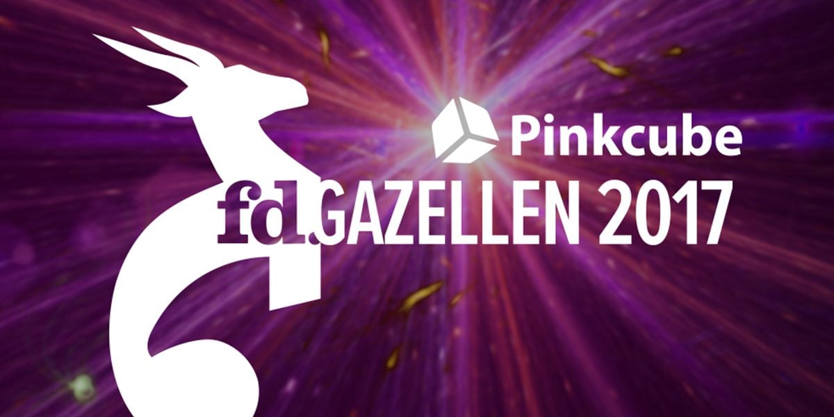 Pinkcube 4e jaar op rij FD Gazelle