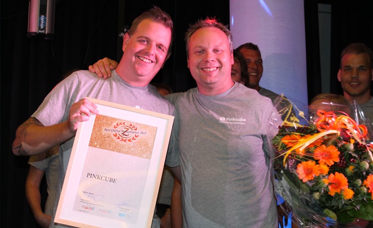 Pinkcube wint award voor “Best Online Performance”