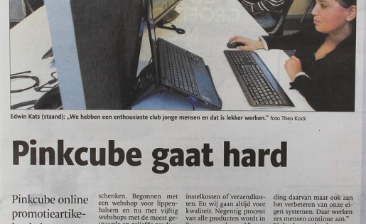 Pinkcube gaat hard