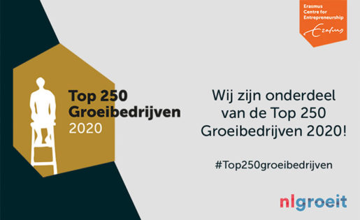 Pinkcube in Top 250 Groeibedrijven