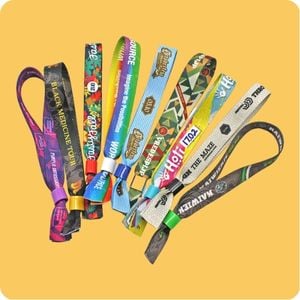 Festivalbandjes en polsbandjes voor een festival