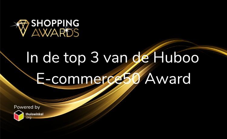 Pinkcube in de top 3 van de Huboo E-commerce50 Award