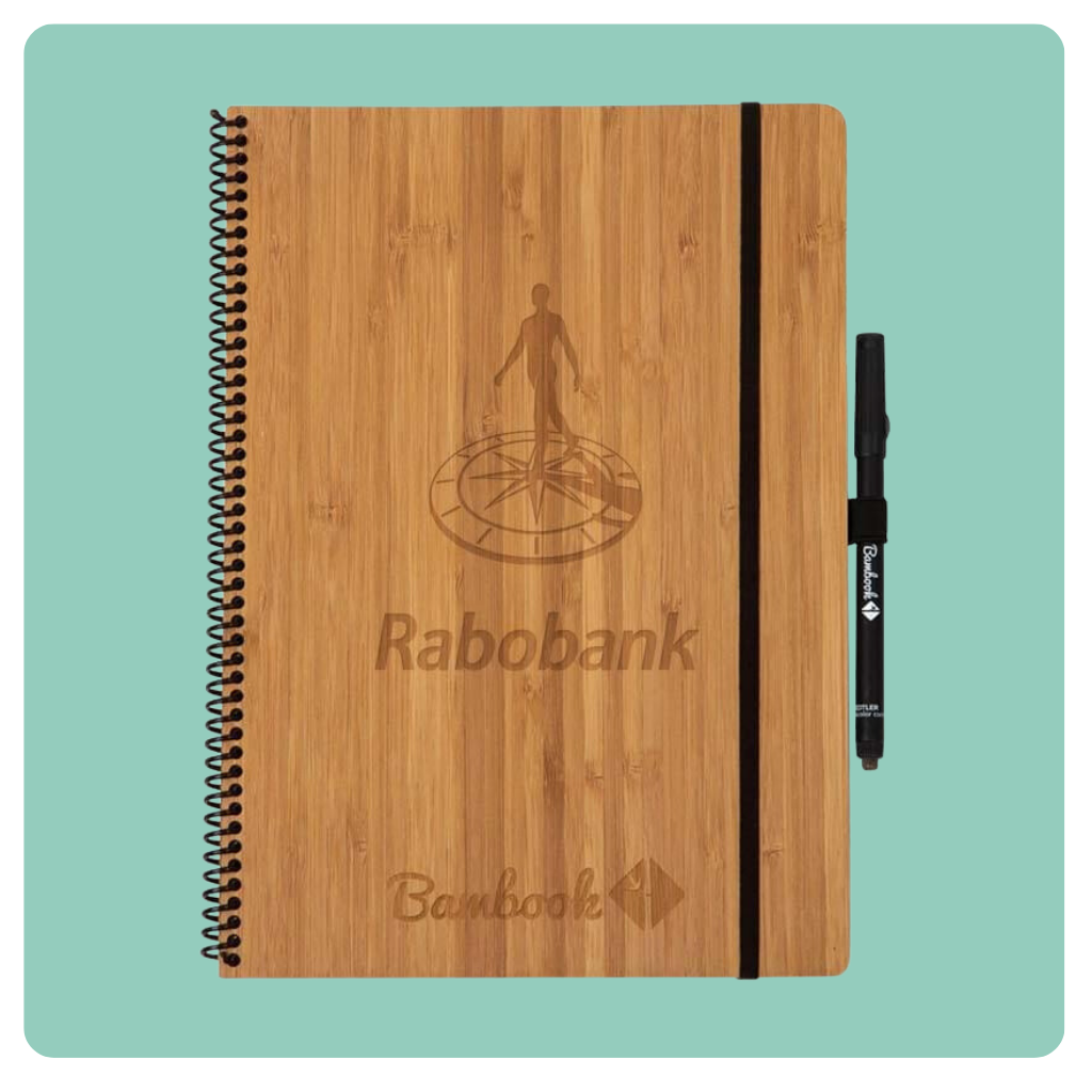 Bambook met logo