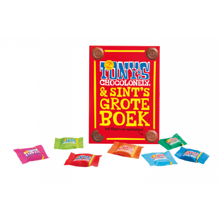 Sinterklaasboek met Tiny Tony's