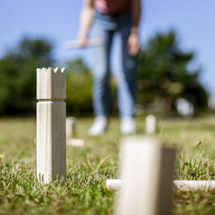 Kubb bedrukken als buitenspellen