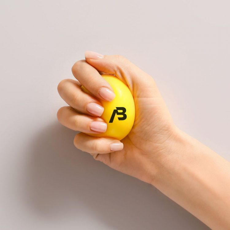 branded stressballen