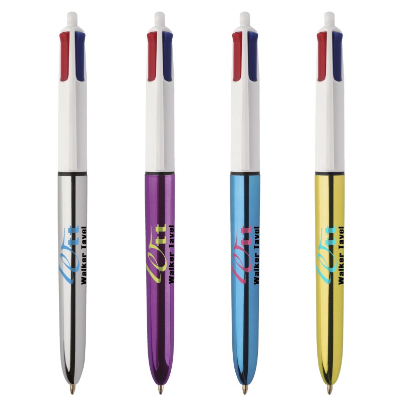 Achteruit Literatuur comfort BIC 4 Color Shine balpen bedrukken? - Voordelig & snel bestellen