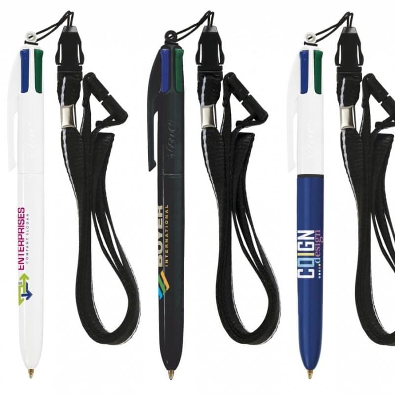 BIC 4 Color Basic balpen + keycord