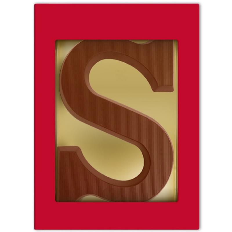 Chocoladeletter S melk (80 gram)