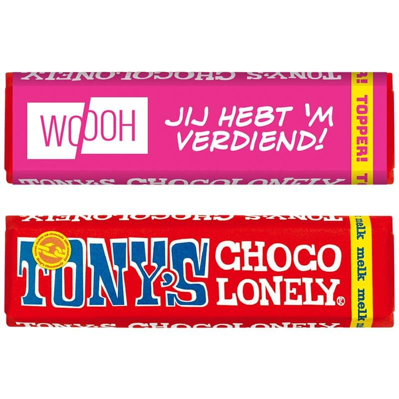 Tony's Chocolonely chocoladereep 50 gram