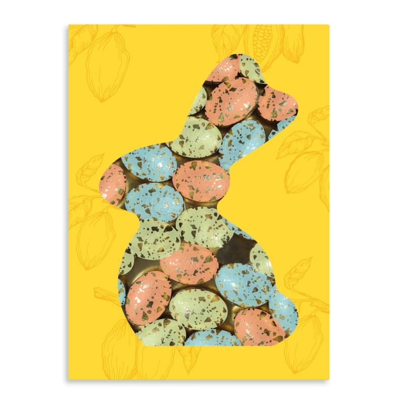 Vensterdoos met massieve paaseitjes
