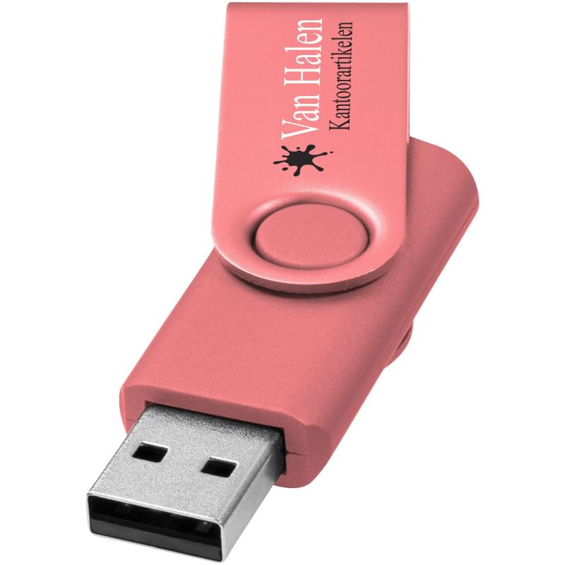 Rotate metallic USB-stick 2GB