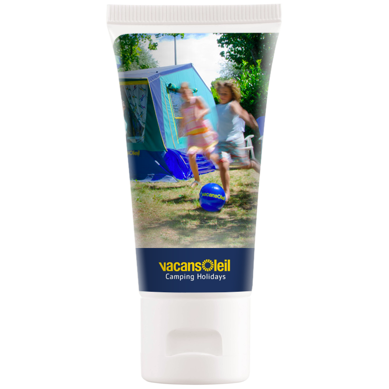 Zonnebrandcrème full color fotoprint