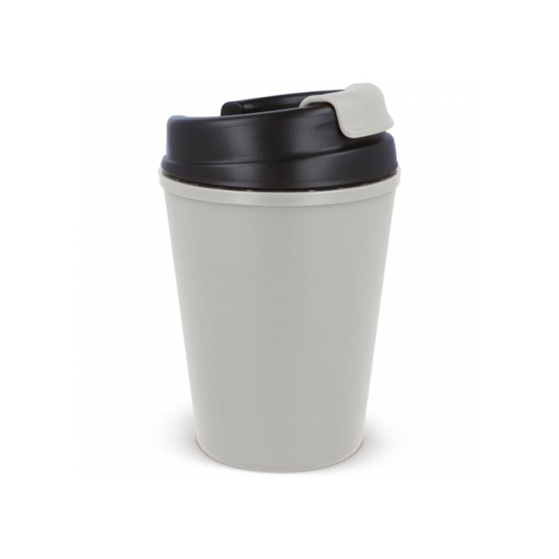 Thermo koffiebeker kunststof 350ml bedrukken? Voordelig & snel bestellen