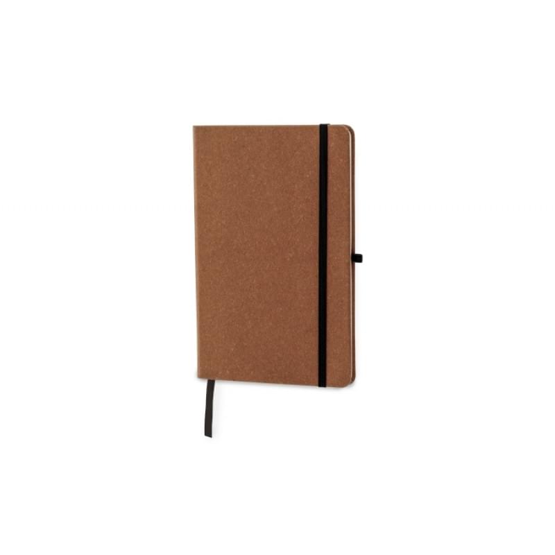 Hardcover notebook A5 recycled leer