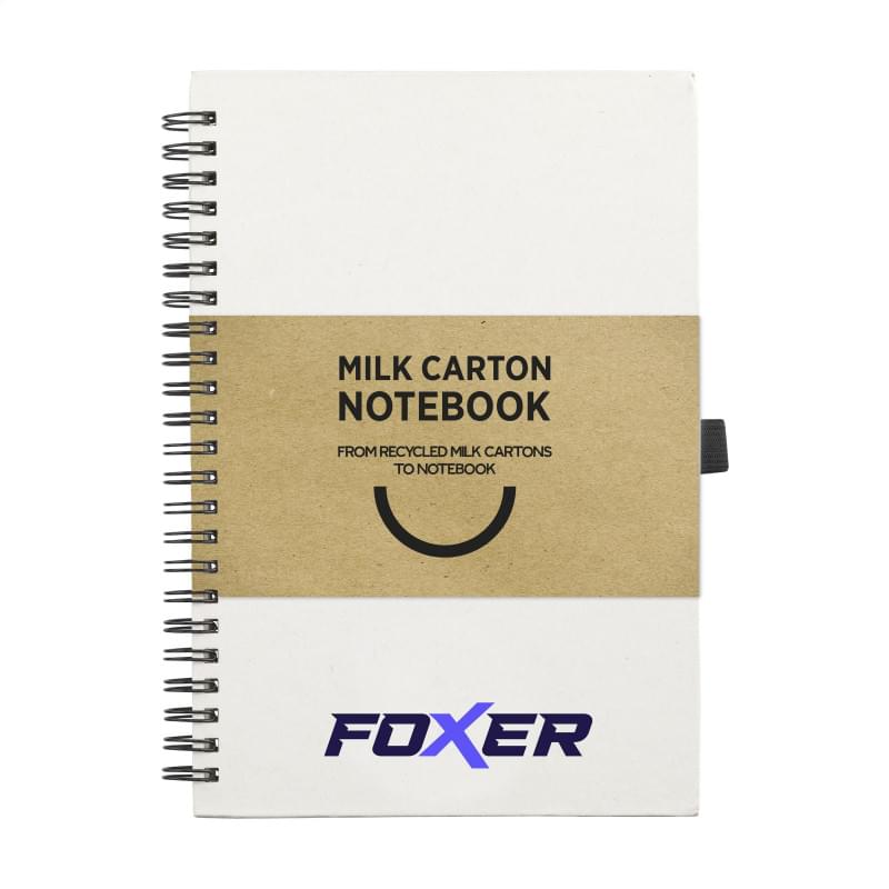 Milk-Carton Wire-O Notebook A5 notitieboekje