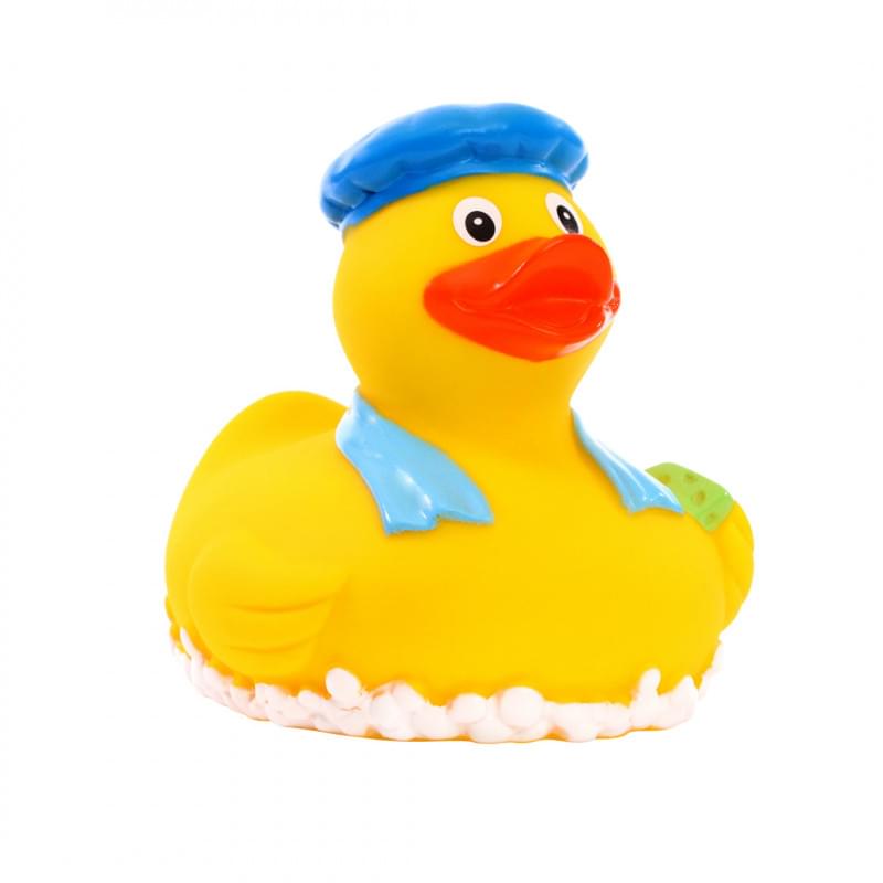 Piepend eend bubble bad