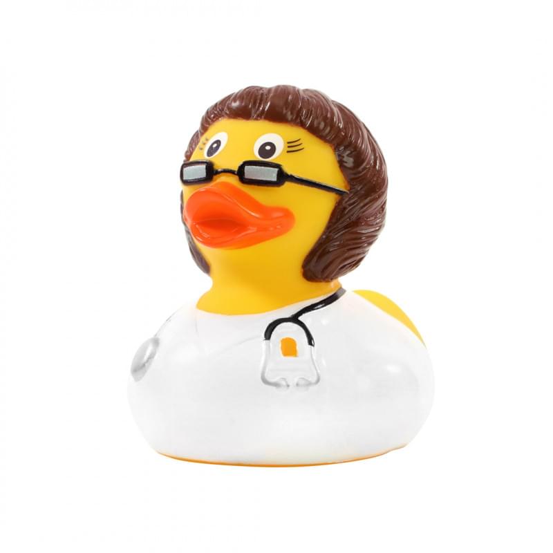 Squeaky Duck Doctor Brunette