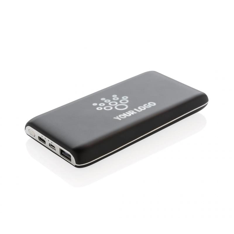 8.000 mAh light up logo draadloze powerbank