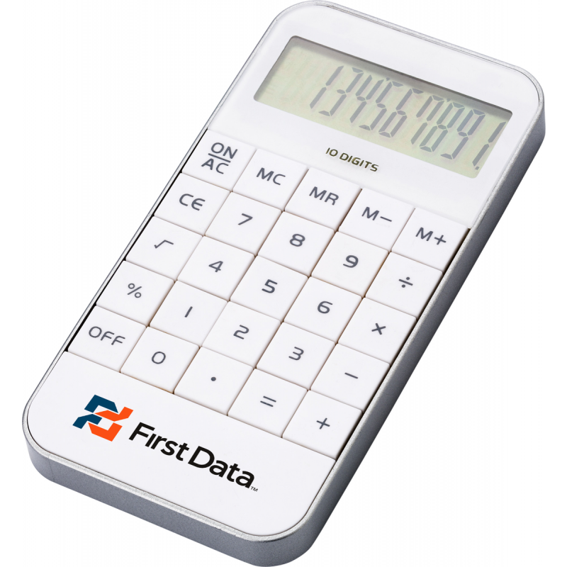 Calculator in vorm van telefoon, 10-digits