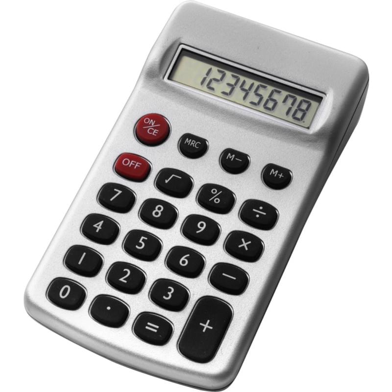 Calculator kunststof met batterij