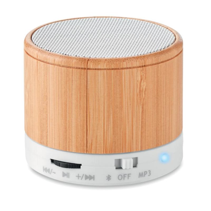 Persoonlijk wat betreft Clan Round bamboo bluetooth luidspreker bedrukken? - Voordelig & snel bestellen