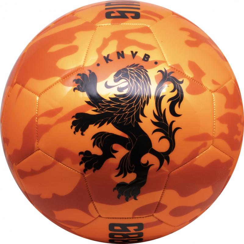 KNVB Bal oranje camouflage print 