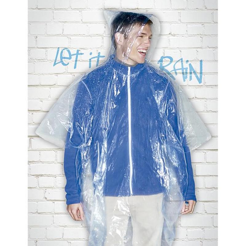 Opvouwbare regenponcho