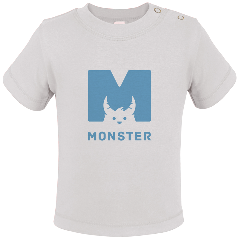 Baby t-shirt met korte mouwen (polyester)