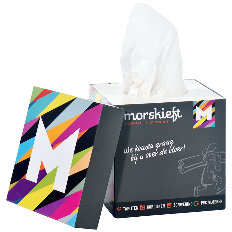 Tissue box met deksel