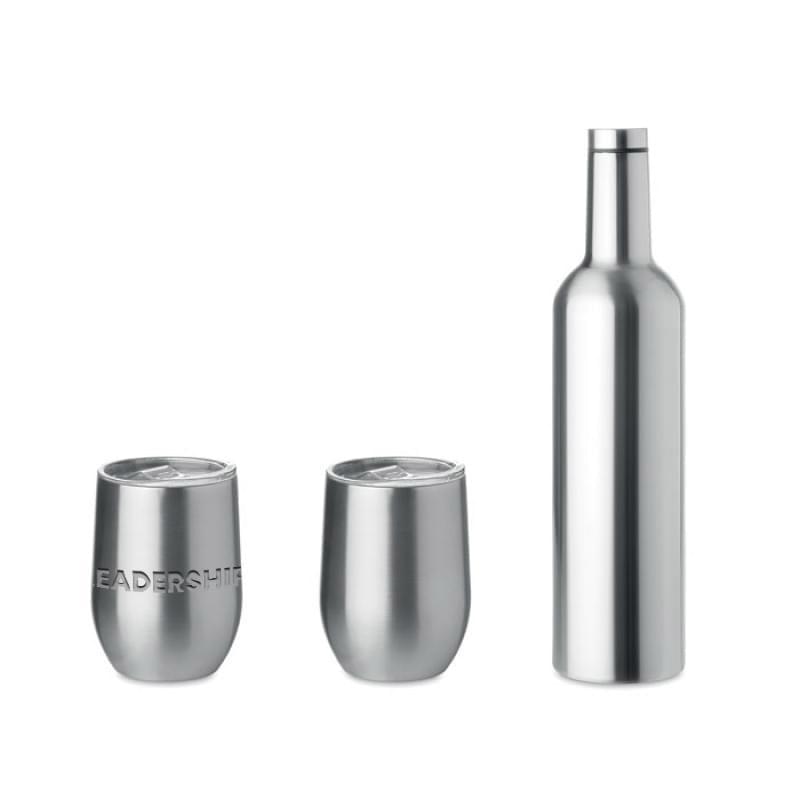Waterfles met 2 drinkbekers