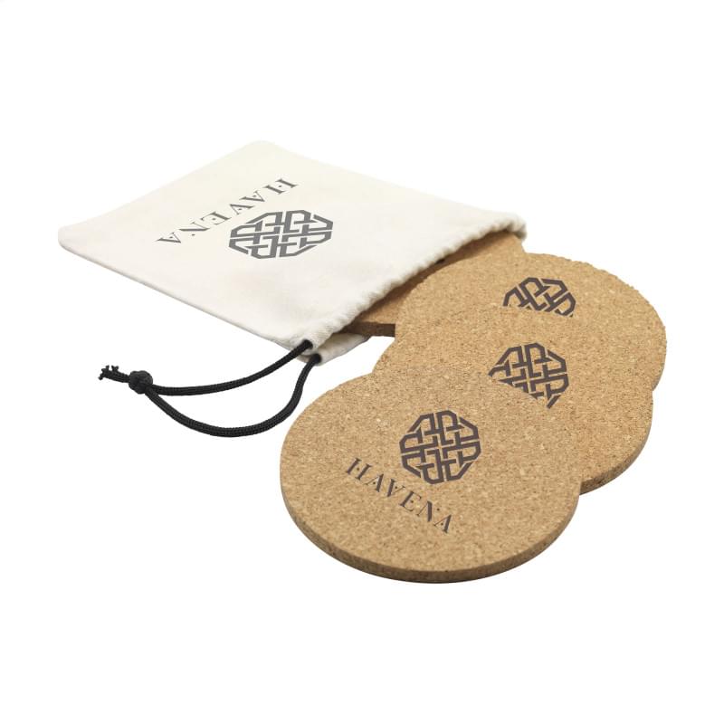 Cork Coaster Set onderzetters