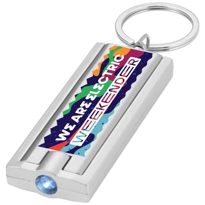 Sleutelhanger met lampje full color