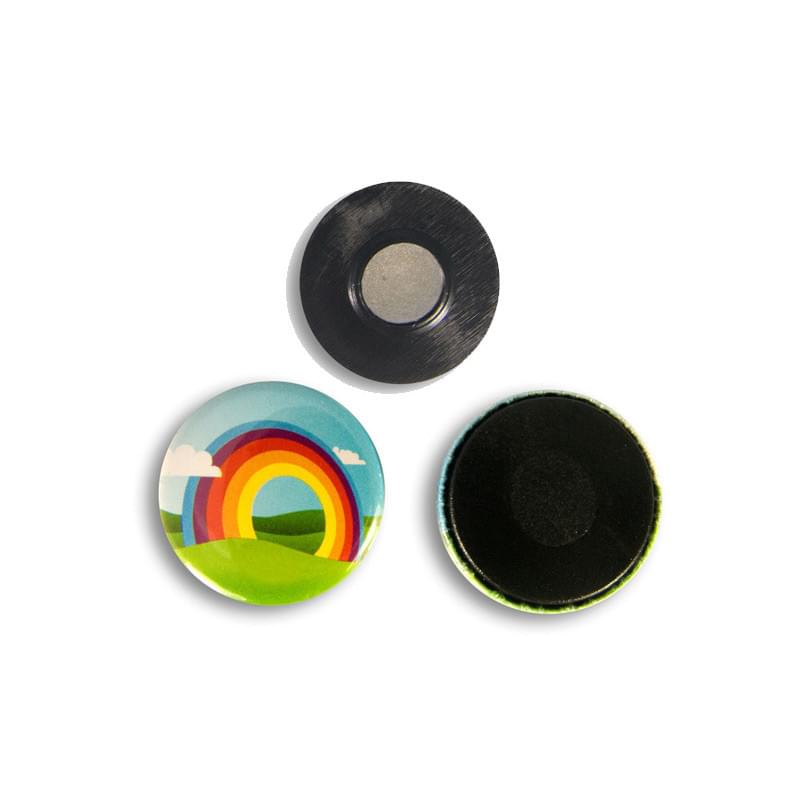 Button met kledingmagneet 25 mm