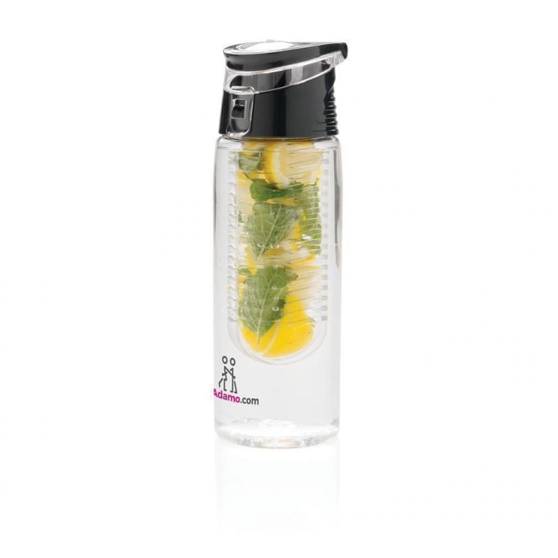 Afsluitbare waterfles met infuser