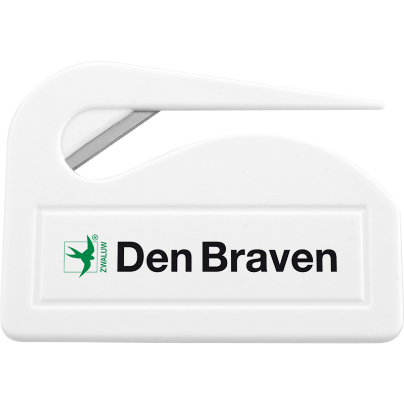 Briefopener met metalen snijgedeelte