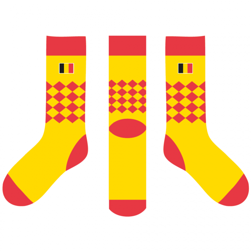 Custom made België sokken