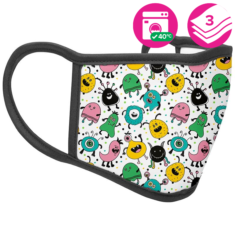 Bedrukte mondmaskers kopen online