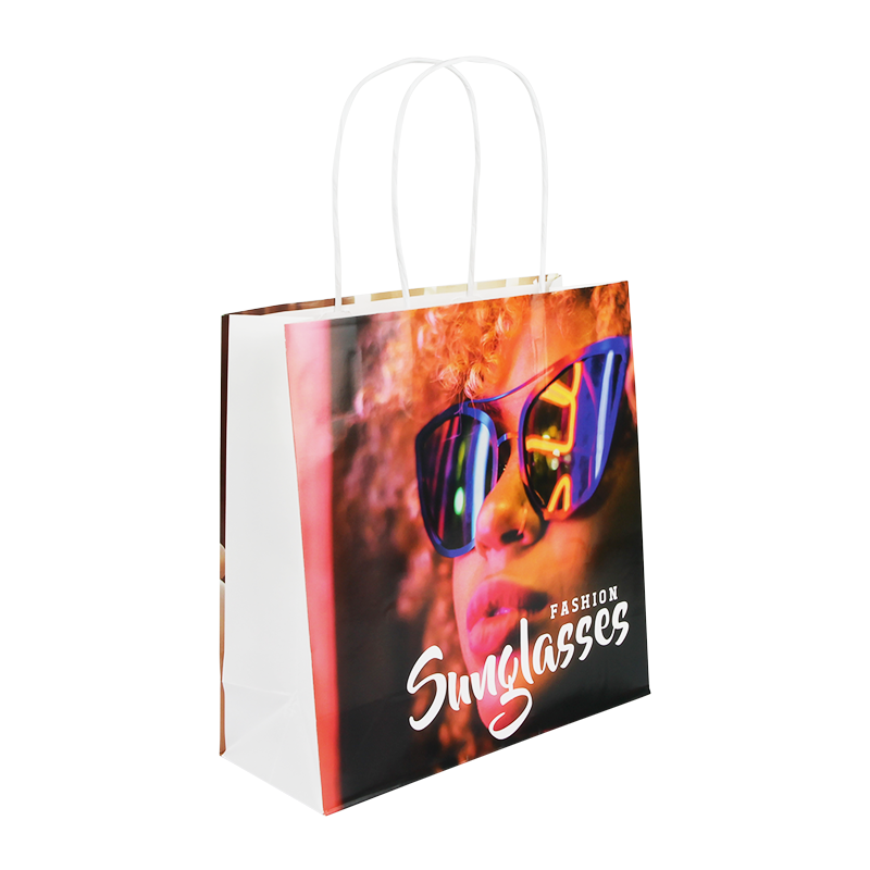 Budget full color papieren tas 24 x 9 x 24 cm bedrukken
