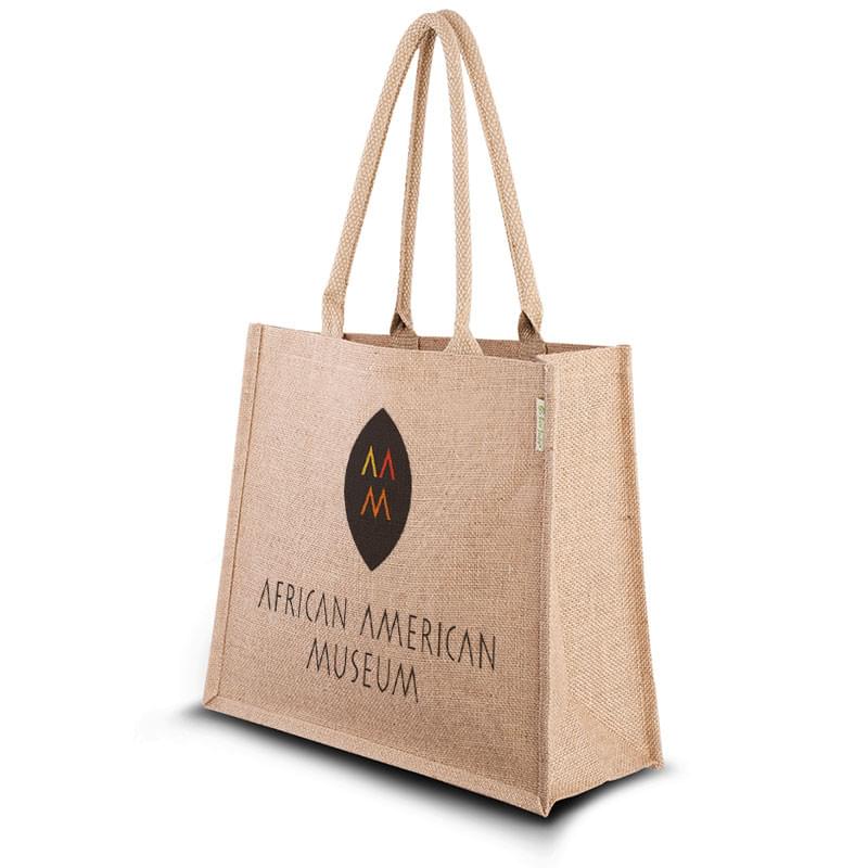 Jute shop boodschappentas plus