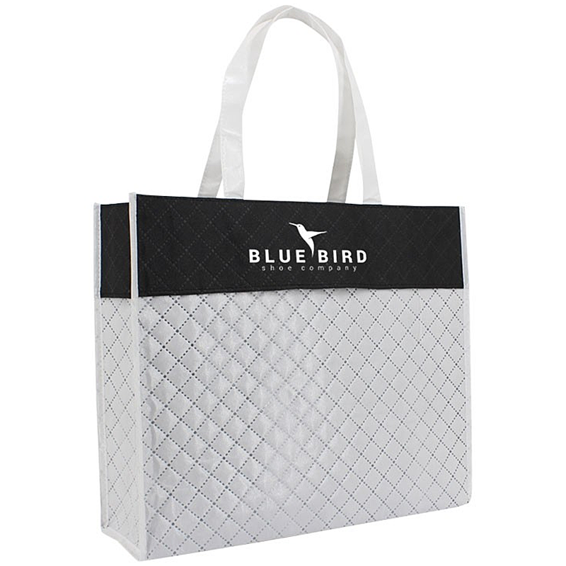 Luxe diamant shopper groot bedrukken Voordelig snel bestellen