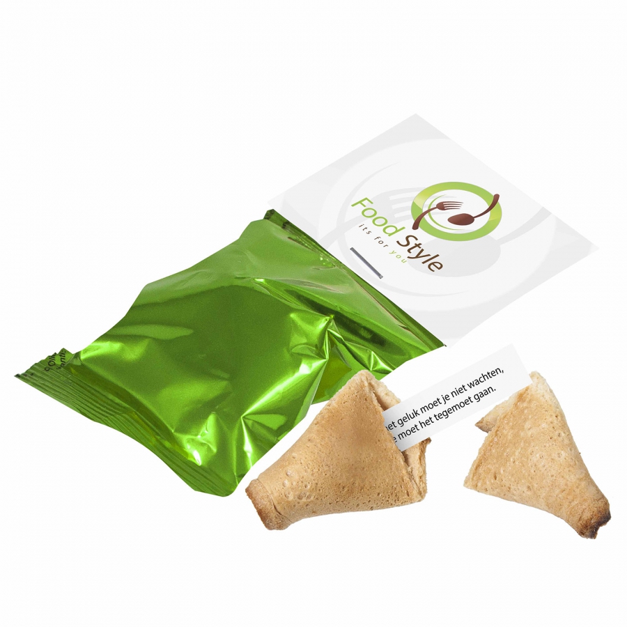 Gelukskoekje / Fortune Cookie bedrukken? Voordelig & snel bestellen