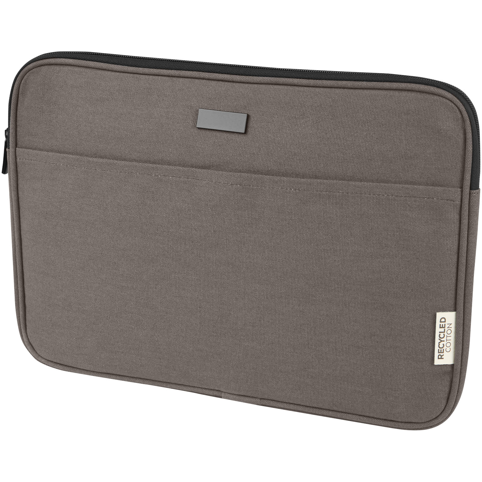 Joey 14 inch GRS gerecyclede canvas laptophoes, 2 l bedrukken