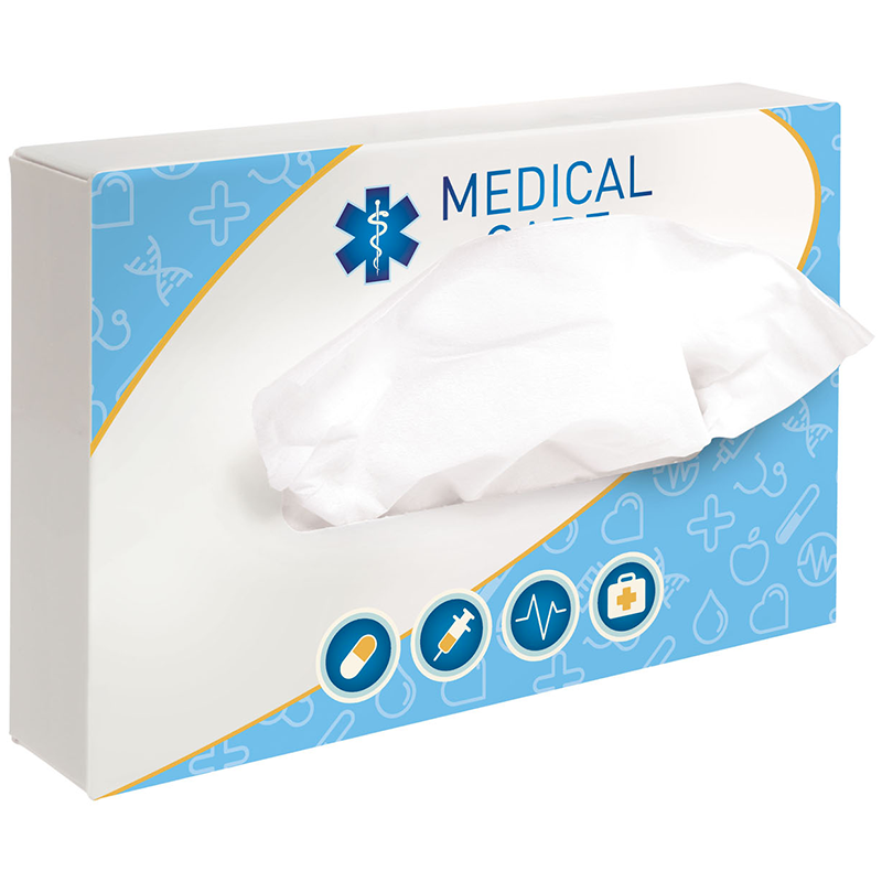 dealer Pasen Economisch Rechthoekige tissuebox met 50 tissues bedrukken? - Voordelig & snel  bestellen