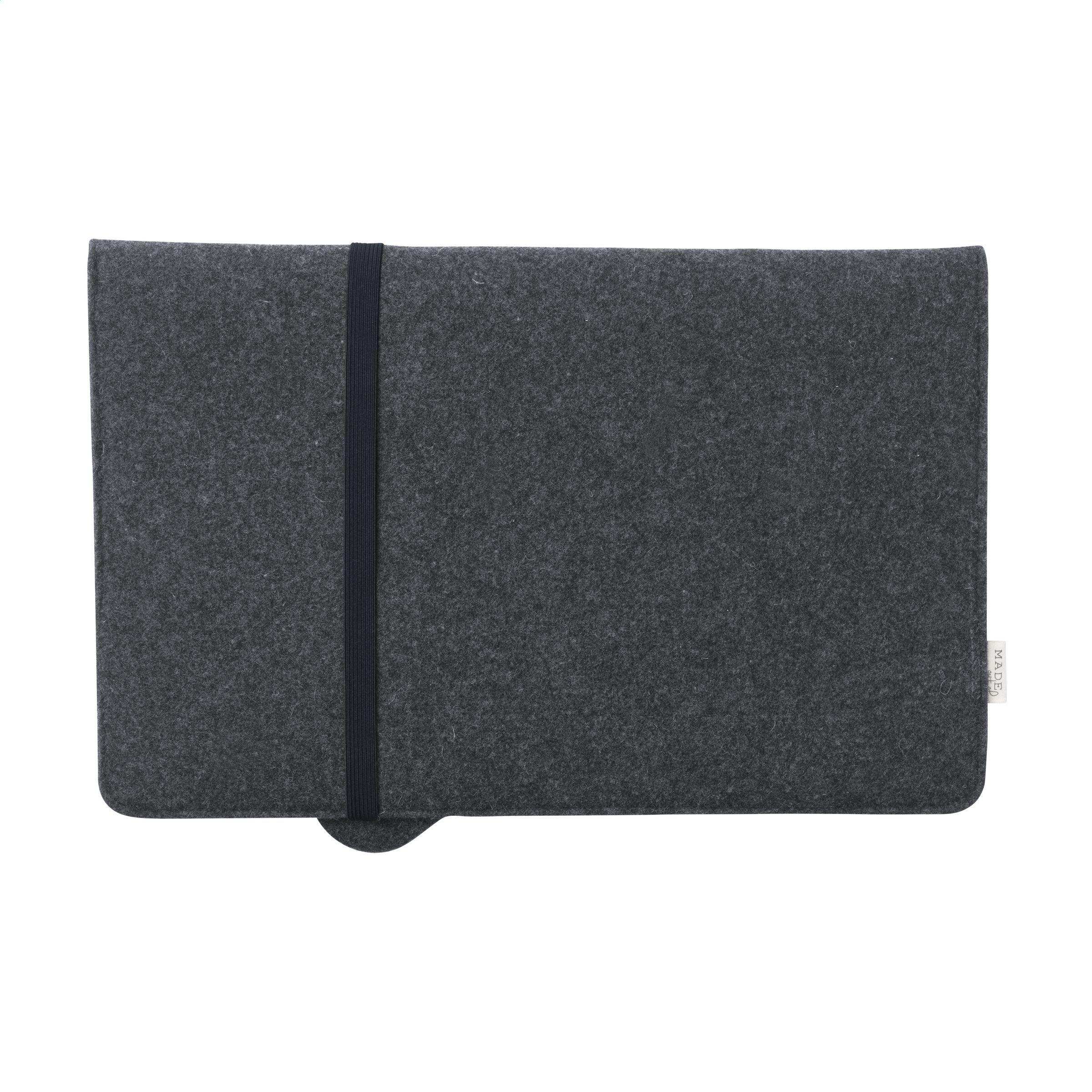 Recycled Felt & Apple Leather Laptop Sleeve 15 inch bedrukken