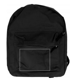 Bapal rugzak - polyester - 600D - met voorvak - Bedrukking