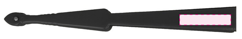 Spaanse Waaier - 23 x 43 cm - ABS - Bedrukking