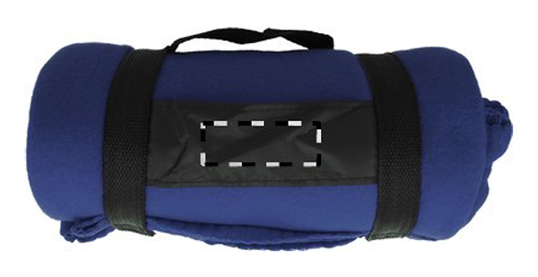 Fleecedeken - 180gr/m² - met handvat - lage oplage - Bedrukking